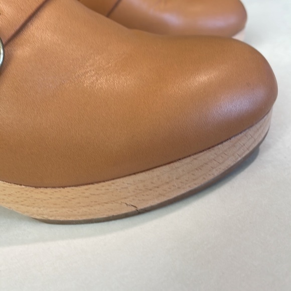 Madewell Monique Buckle Strap Leather Clog Sz 8.5 - Picture 13 of 14